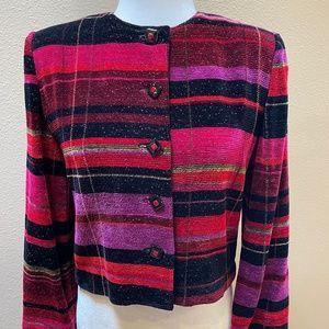 Danni Webb Handwoven Art-To-Wear Cropped Jacket NWOT Retail: $350